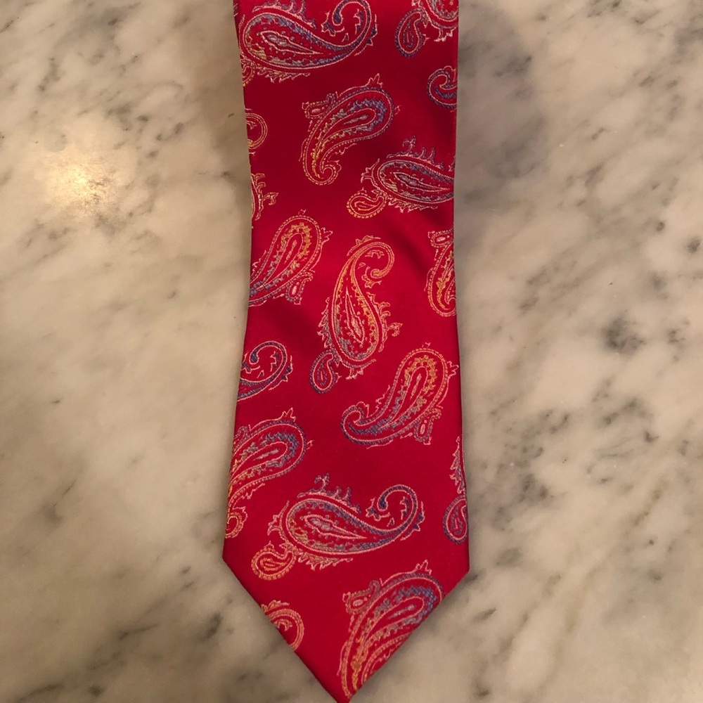 STACKPOLE MOORE TRYON TUESDAYS silk paisley tie